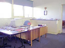 Chris and Veronica work here - double workstation